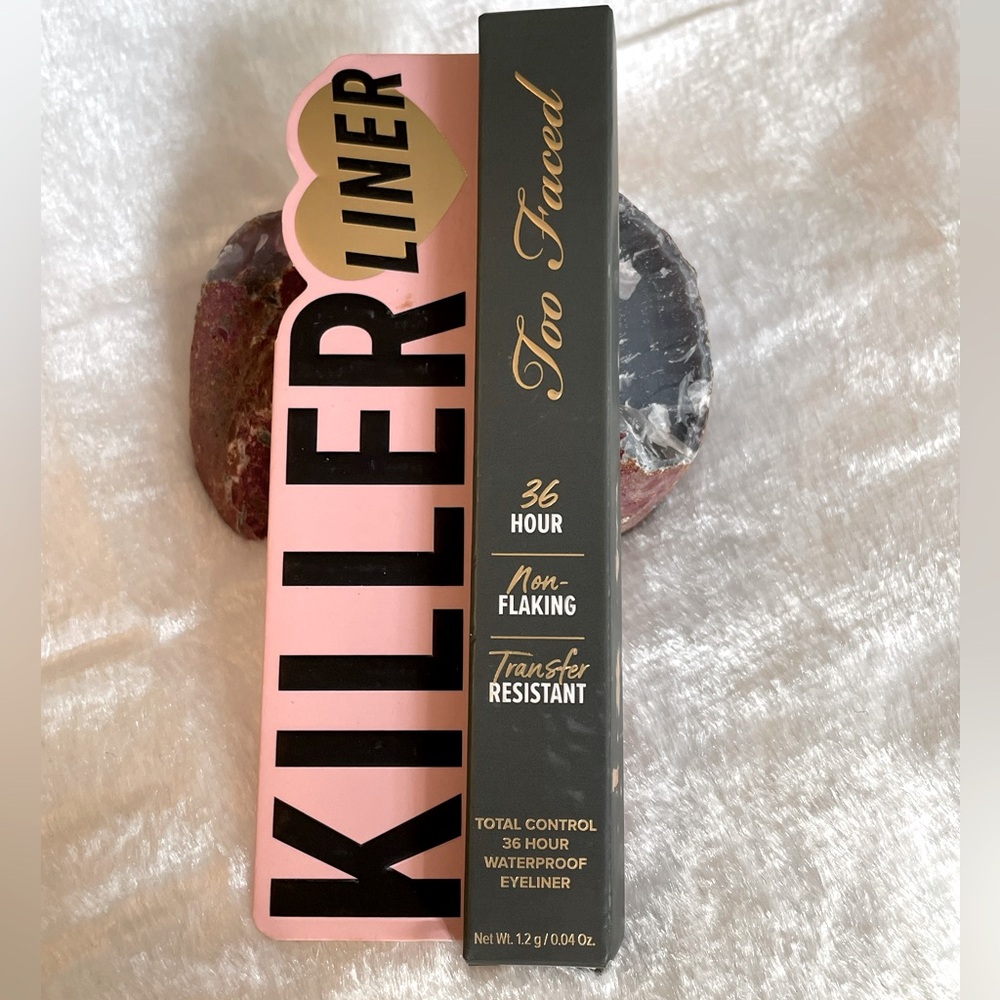 NIB Too Faced Killer Liner 36 Hour Waterproof Gel Eyeliner in Killer Storm